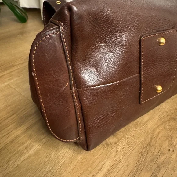 Vintage Marc Jacob Brown Patti Satchel Leather Bag - Picture 12 of 16